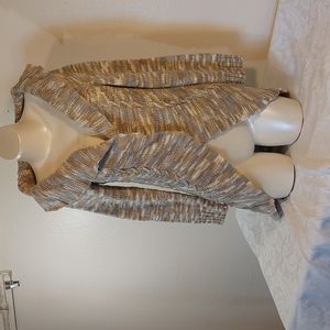 COLDWATER CREEK, Shawl cardigan. Marbled knit. Size S. Pre-owned like new cond..